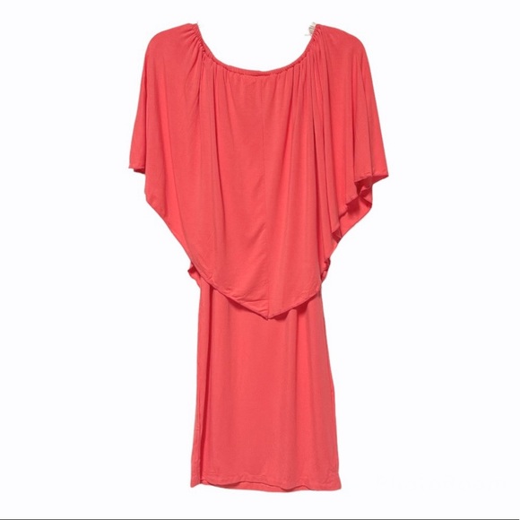 NEW Culture Phit Nalah Off The Shoulder Coral Dress - Picture 3 of 10